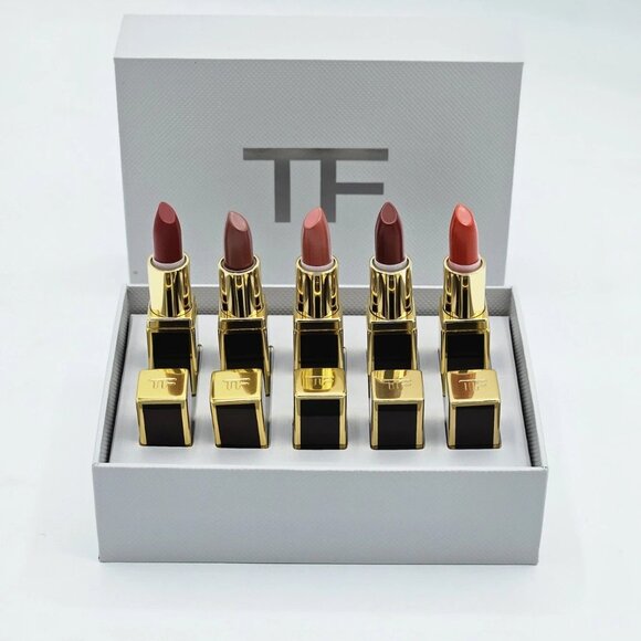 Tom Ford Mini Deluxe Lipstick Set-Pussycat,Scarlet,Casablanca,Pink-5pc-BOXED-NEW - Picture 7 of 13